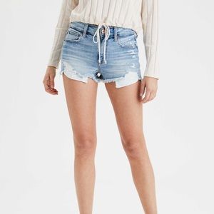 AE High-Waisted Denim Short Short